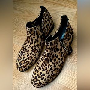 Dr. Scholl’s Leopard Print Ankle Boots